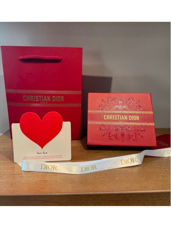 Christian Dior Handbags - Christian Dior Red & Gold Love Complete Gift Set